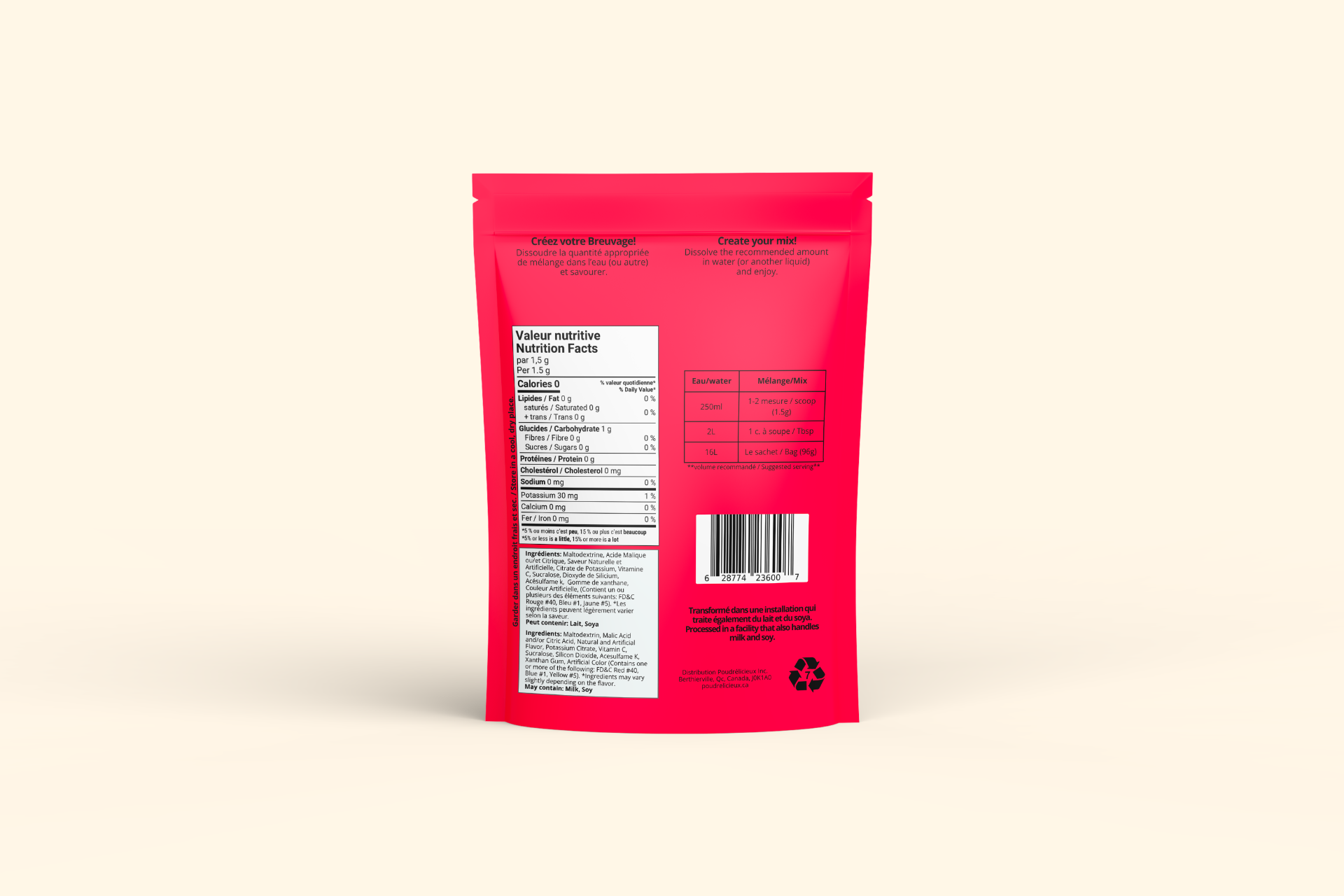 Fraise — verso